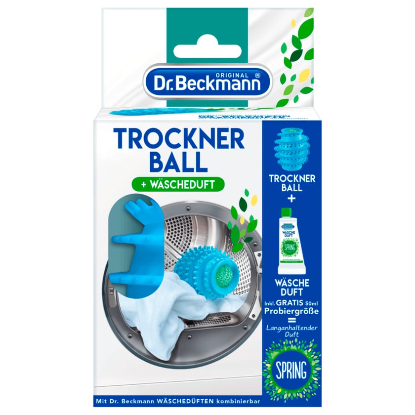 Dr. Beckmann Trockner-Ball + Probiergröße Wäsche-Duft